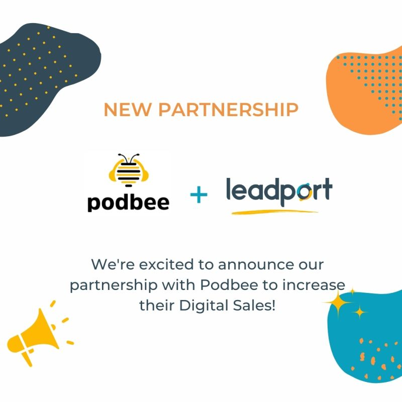 LeadportApp's tweet photo. We're excited to announce our #partnership with @PodbeeMedia , a leading player in Media Production, to increase their #DigitalSales 🚀 🚀
#LeadportMagic #Lead #LeadManagement #CRM #SaaS #Growth #DigitalSalesAssistant #DigitalMarketing #Leadport #Sales https://t.co/1NU7qDfp2z