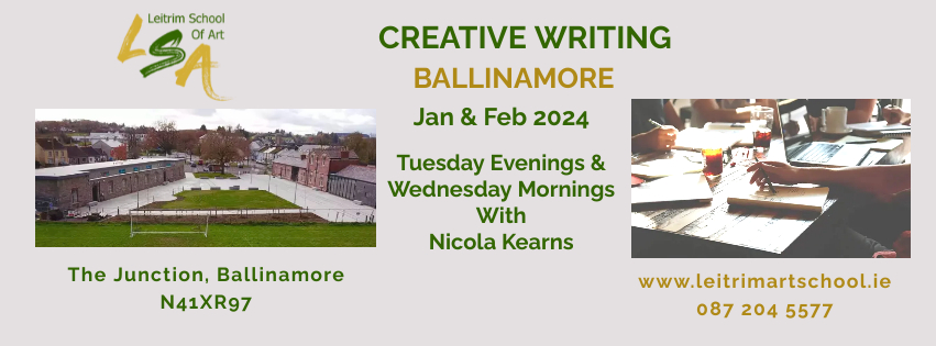 #leitrim #carrickonshannon #creativewriting <a href="/LeitrimLive/">Leitrim Observer / Leitrim Live</a>   <a href="/love_leitrim/">Love Leitrim</a> @leitrimArts  <a href="/bealanathamoir/">ballinamore.ie</a>