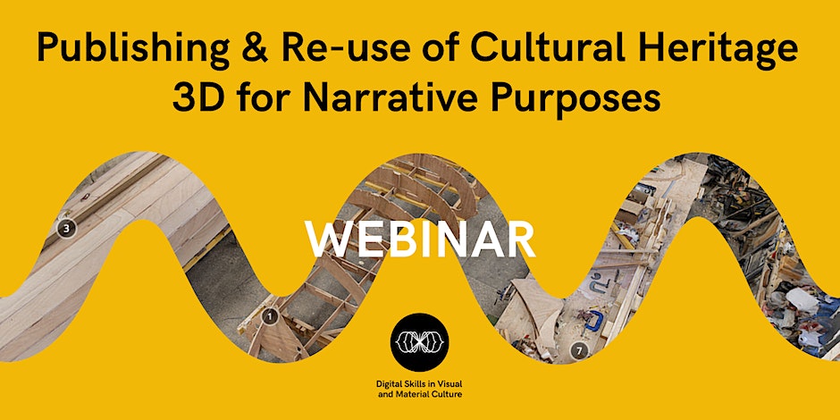 Our next webinar will be on the 24th of January, 1-2pm, with @nebulousflynn about Publishing & Re-using Cultural Heritage 3D for Narrative Purposes. Information and registration: eventbrite.co.uk/e/webinar-publ… #Online3d #3dNarratives #CultureDigitalSkills #digitalstorytelling