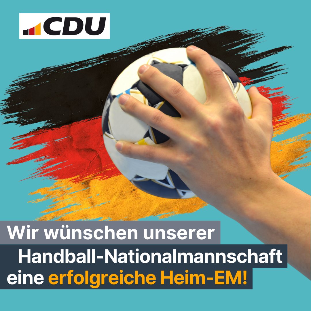 🤾‍♂️🇩🇪 Wir stehen fest hinter unserer #Handball-Nationalmannschaft und drücken die Daumen für eine großartige Europameisterschaft im eigenen Land! 💪 #aufgehtsDHB <a href="/DHB_Teams/">DHB_Nationalteams</a>