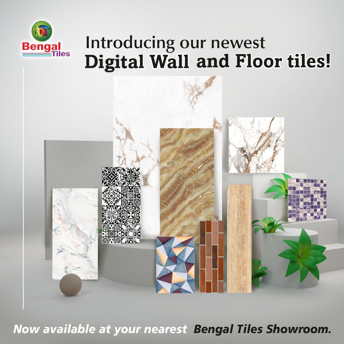 bengaltiles's tweet photo. 🌟✨ Today marks the #grandunveiling of #BengalTiles' #latest masterpiece – our exquisite #DigitalWall and #Floortiles!
Transform your spaces with a touch of elegance. Rush to your nearest Bengal Tiles Showroom and witness the future of flooring! 🏡🎊
#NewTiles #TilesLaunch https://t.co/2D82WYXBRY
