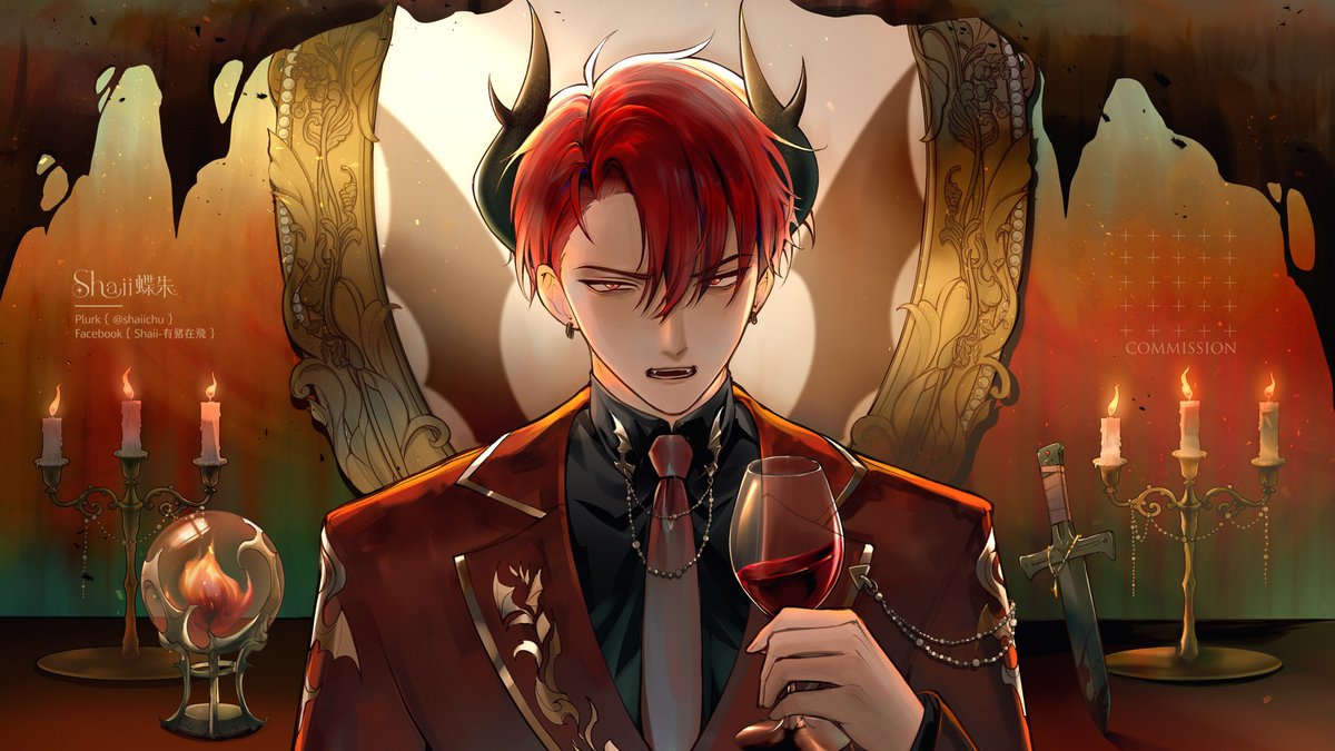 【Vtuber 翻唱曲繪 委託】
前陣子幫台V斯魏繪製了翻唱曲繪公開ㄌ！
((前陣子出國玩結果剛好發布www檔案沒帶到!!(欸)
很酷的翻唱曲~~感謝<a href="/Aceway_tw/">斯魏Aceway😈🐯</a>的委託✨！！

有興趣的話可以去聽看看唷😊！
x.com/Aceway_tw/stat…
