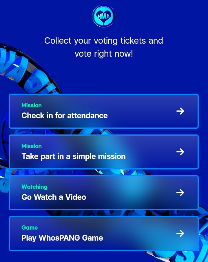 hoonsbbyy's tweet image. EN-TTENTION ‼️

engenes, mass voting on HMA has started already. please keep casting your votes for #ENHYPEN . let's aim for higher rank and after you vote continue collecting tickets. also, do not ignore twitter polls and deals but always check the host account first.