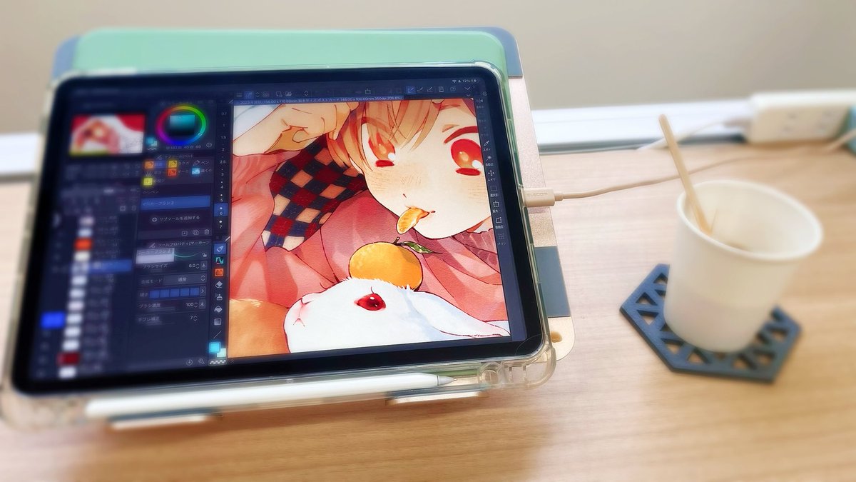 よくお借りしているレンタルスペース様です！
ゆっくりお絵描き時間に向き合えたり、作業に打ち込む方に混ざってなんとなく一緒に頑張ってる気持ちになれたりなど、とてもクリエイターには嬉しい場所！おすすめです✒️

じつは昨年のお年賀イラストもこちらで描き描きしてました🍊