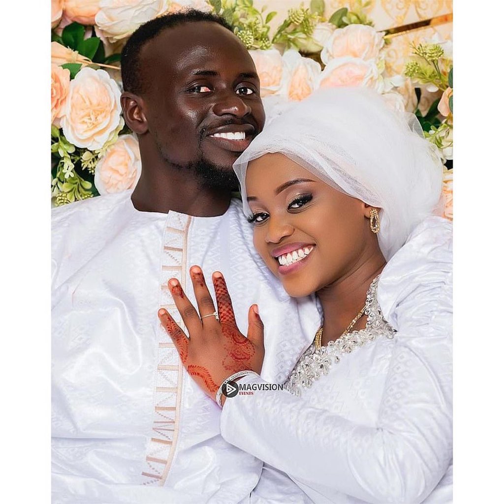 Congratulations to Sadio Mane (31) on his marriage to his young beautiful wife Aisha Tamba

A man in his early 30s is in his prime equivalent to a woman in her 20s is also her prime years

There is also nothing wrong with the age gap, a man in his 30s has experience and a woman