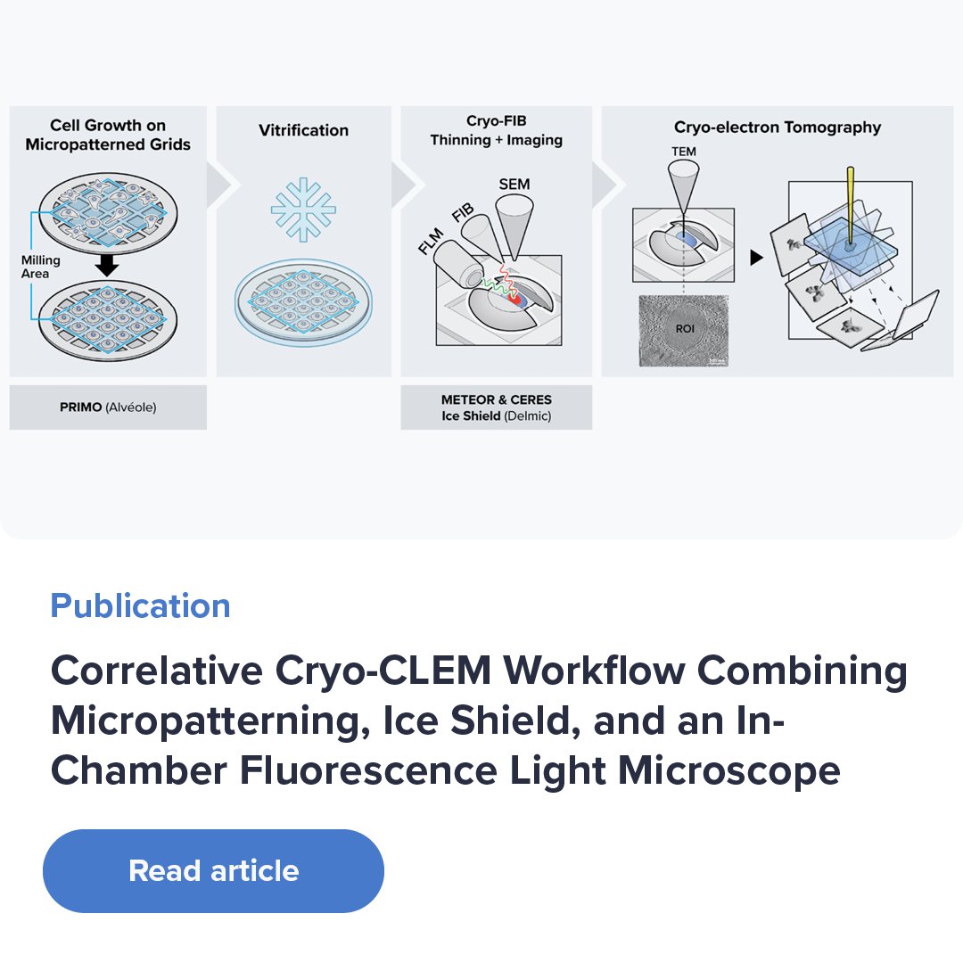 We're happy to announce that our CERES Ice Shield and METEOR integrated fluorescence microscope are featured in a recently published Bio-protocol article! Curious about streamlining your cryo-CLEM workflow? Read it now in the article:
bit.ly/48sWXYj
