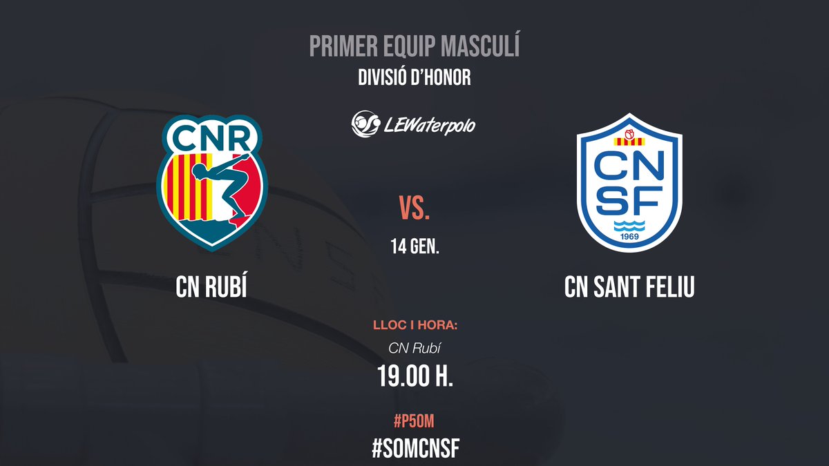 cnsf_info's tweet photo. Els #PrimersEquips començen la 🏆 Copa Federació, on el sistema de lliga es disputarà en una volta! 💪

🤽‍♂️ #PrimerEquipMasculí CN Rubí 🆚 CNSF
🤽‍♀️ #PrimerEquipFemení CN Rubí 🆚 CNSF

#P50m
#somCNSF ⚪🔵 https://t.co/WFvmXuJ4MK