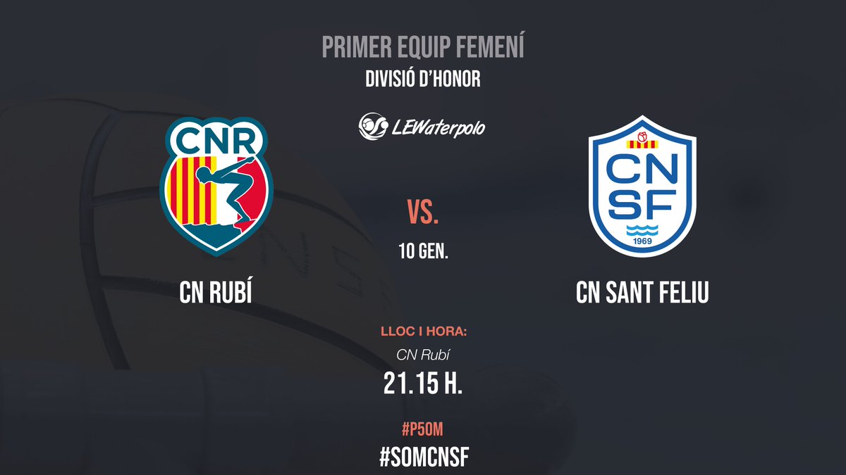 cnsf_info's tweet photo. Els #PrimersEquips començen la 🏆 Copa Federació, on el sistema de lliga es disputarà en una volta! 💪

🤽‍♂️ #PrimerEquipMasculí CN Rubí 🆚 CNSF
🤽‍♀️ #PrimerEquipFemení CN Rubí 🆚 CNSF

#P50m
#somCNSF ⚪🔵 https://t.co/WFvmXuJ4MK