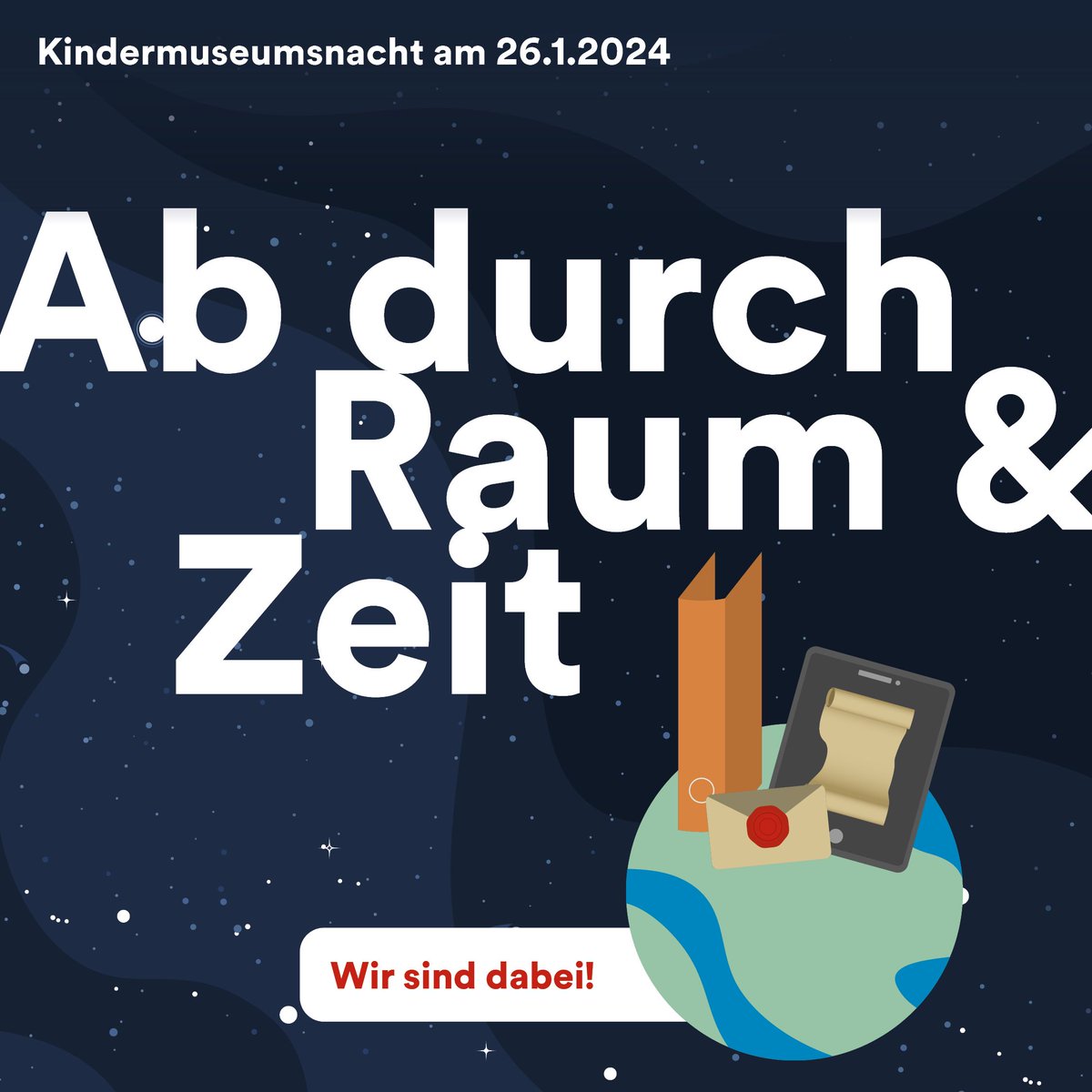 Kindermuseumsnacht für Kinder von 5-10, am Freitag 26. Januar 2024, 17.00 - 22.00 Uhr 
Ab durch Raum und Zeit   ... es war einmal in Düsseldorf
Kommt ins Stadtarchiv und reist mit uns in die Vergangenheit! duesseldorf.de/kulturamt/kult… .