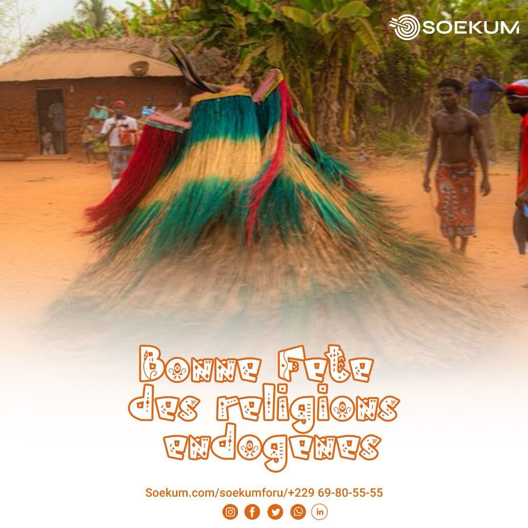 A tous les adeptes de nos religions endogènes, l’équipe de SOEKUM souhaite une excellente fête. #VodunDays #Benin #TT229 #wasexo