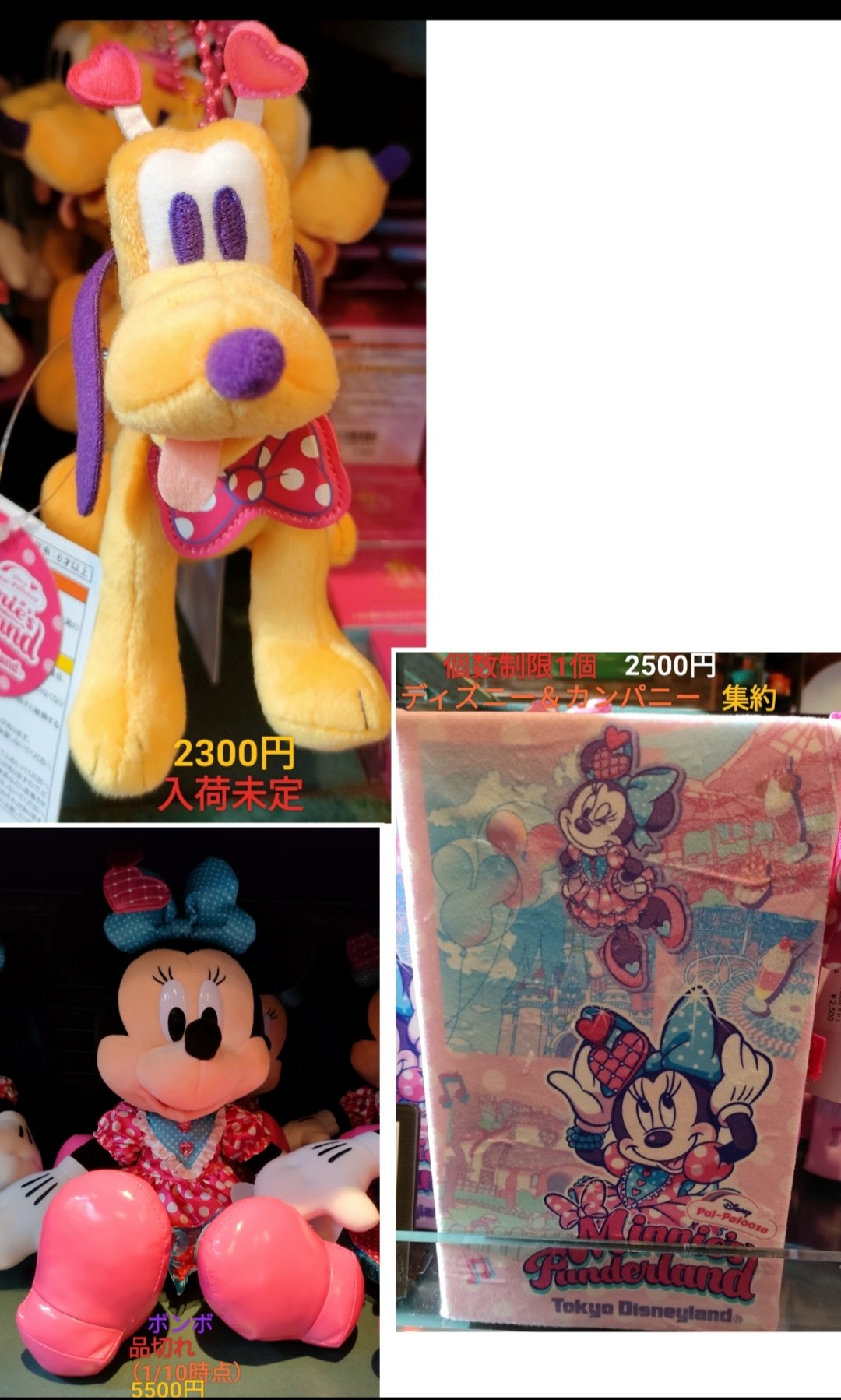 ぬいバ ♡︎ ミニーマウス ♡︎ パルパル ディズニー パルパルーザ