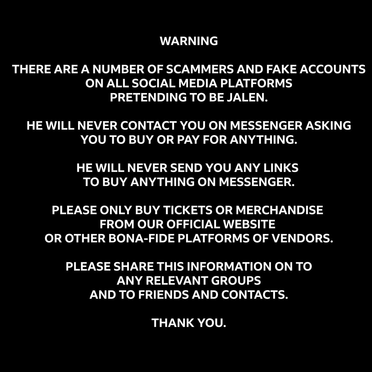 This is for anyone who has been or could be scammed. Be careful out in these streets !