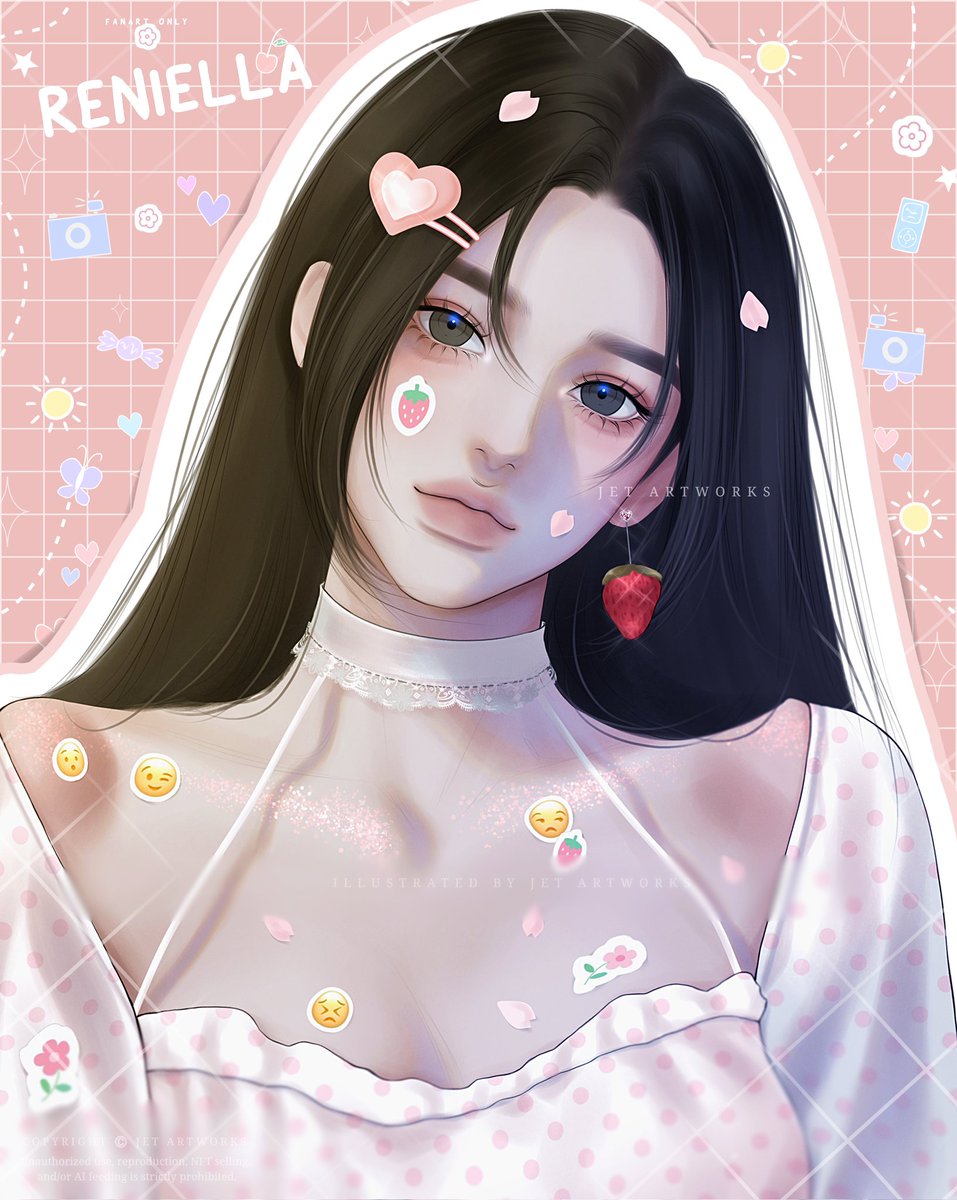 jet_bys's tweet photo. Reniella Villondo | illustrated fanart by yours truly. ๐ฅด๐๏ธ
2/4
--
She looks like she smells strawberries and sakura. My baby looks sooo pretty. ๐ฅน๐๐
#jonaxx #jslartist #MontefalcoSeries #ReniellaVillondo #art #artist #ToFallAgain #jonaxxTFA https://t.co/JiGglpeXCP