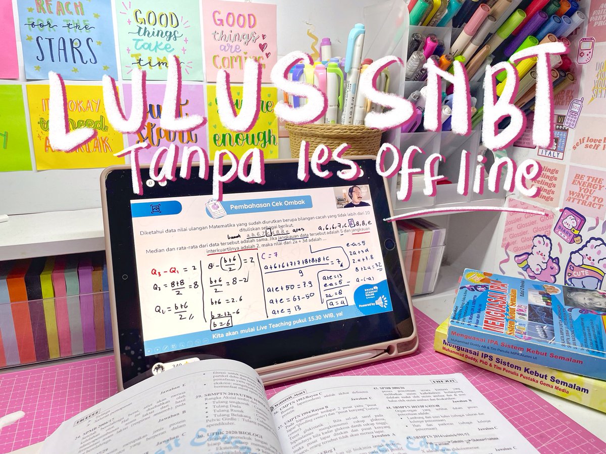 notesmangka's tweet image. ‧₊˚✧Tips Lolos SNBT Tanpa Bimbel Offline✧˚₊‧

Hellow guis! Ngga kerasa tahun ini giliran angkatan ‘24 buat berjuang di era per-PTN-an. Pasti sudah banyak dari kalian yang nyiapin SNBT, mungkin dengan bimbel offline ataupun online.

a threads