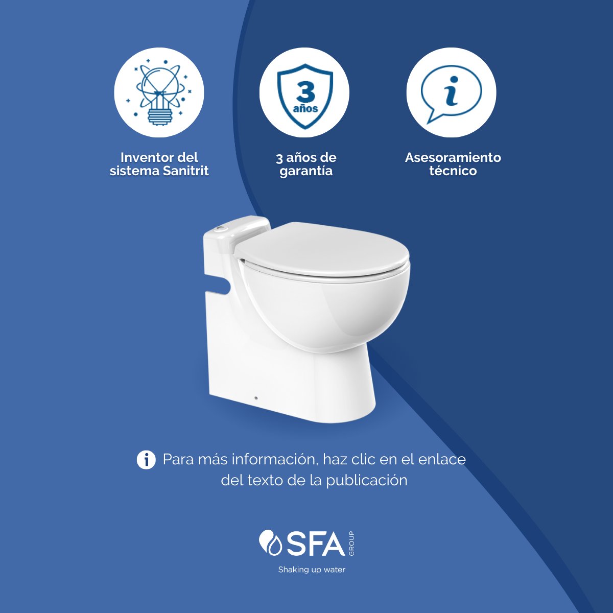 ¿Necesitas instalar un #aseo que sea estético y que pueda instalarse en cualquier lugar?

El Sanicompact Pro es una cerámica con triturador integrado ideal para instalar un aseo secundario ⬇️