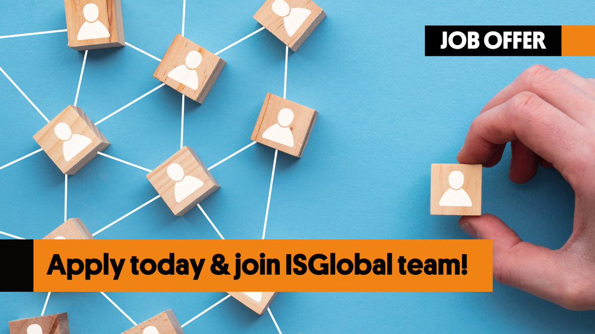 #ResearchOpportunity🔬| We are hiring a post-doctoral researcher to join our Climate, Air Pollution, Nature, and Urban Health team.

Contribute to cutting-edge projects, #CatalyseHorizon and #UBDPolicy. Apply now!

🟠 isglobal.org/en/-/postdocto…

#ISGlobalJobs #Hiring #WeAreHiring