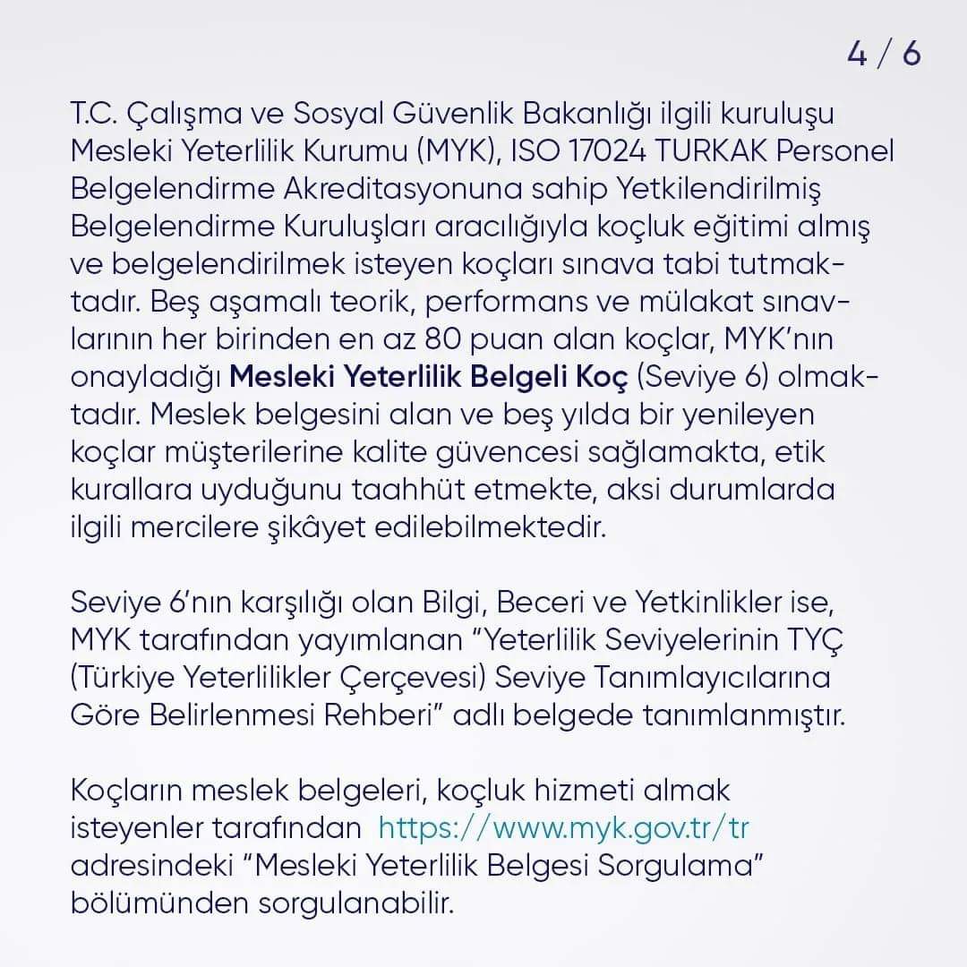KOÇLUK Nedir, ne DEĞİLDİR?

#coach #koçluk #koç #koçluknedir #koçseviye6 #koçlar #koçneyapar #coaching #mykkocseviye6 #mykkoçluk #myk #koclukmeslegi #meslekiyeterlilikbelgesi #yaşamkoçluğu #yaşamkoçu