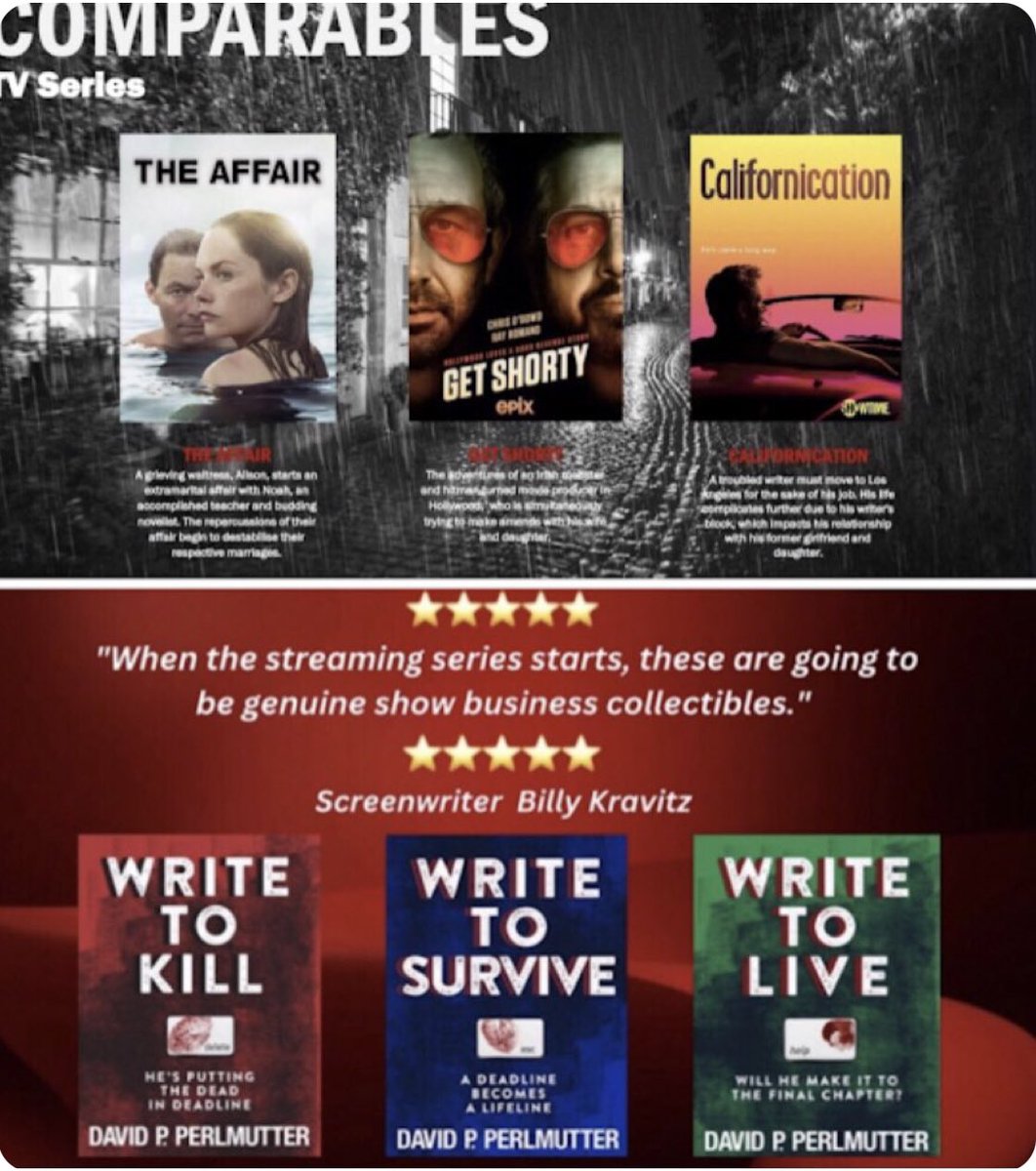 @Alivingseries Previously on #WriteToKill….. 🔪🩸 Can you imagine @kat_films seeing that on @netflix @ParamountUK @peacock @HBO @Showtime @AppleTV @ABC @nbc @ITV @alibi_channel @STARZ @StreamOnMax @channel5_tv @BBCOne @Channel4 ✍🏼🎬 TV Comparable: @SHO_TheAffair @getshorty @SHO_Cali 📺 OVER…