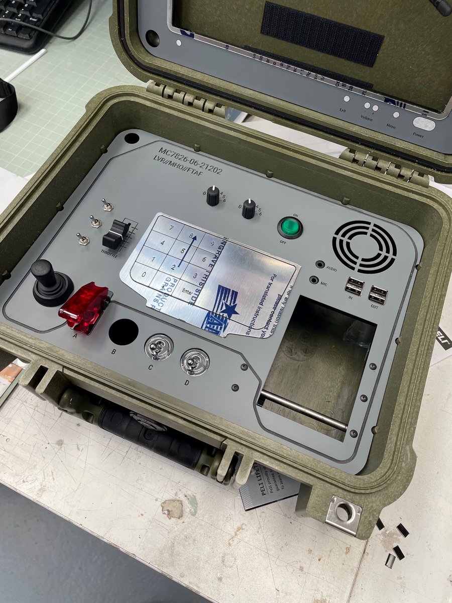 Amalgammodels's tweet photo. Here's another couple of props we made for the @BBC series Vigil 2. The production company wanted us to design &amp; make 2 controller units for the drones with a mechanism that allowed the joystick to pop up when the case was opened. #wearemakers #bbc #vigil2 #drone #filmprop https://t.co/V6nDCdyeyo