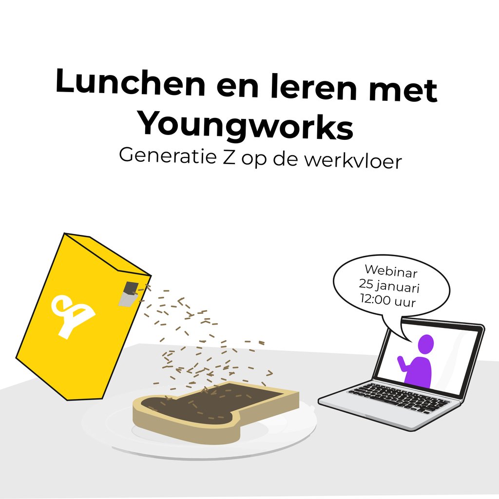 #webinar | Ben jij teamleider, manager, praktijkopleider of HR-professional en werk jij samen met jongeren?  🤸🏿‍♀️

Meld je dan aan voor ons gratis webinar Generatie Z op de werkvloer ➡️ youngworks.nl/blog/lunchen-e…

#lunchenenleren #generatiez #werkvloer #arbeidsmarkt #jongemedewerkers