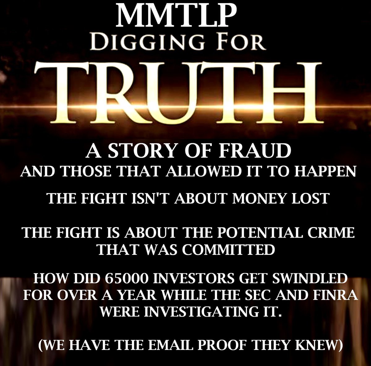 So true! We #Metafam have found that #FINRAFRAUD is only in the business of protecting Institutional Investors & not retail investors. Finra is funded by members firms & so their loyalties definitely align with the HFs. The Conflict of Interest is apparent in #U3HALT of $MMTLP