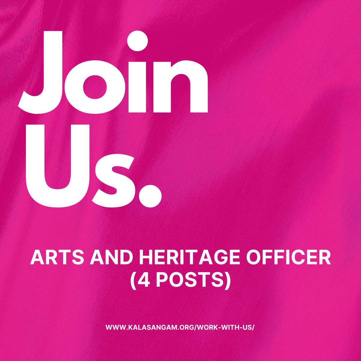 🚨 JOB OPPORTUNITY🚨 We're looking for FOUR passionate Arts & Heritage Officers to make a difference at our key Hub sites: Kala Sangam, @CreativeKly, @RockwellCentre and @South_Square, as part of an exciting 2-year Arts & Heritage community project across Bradford District!