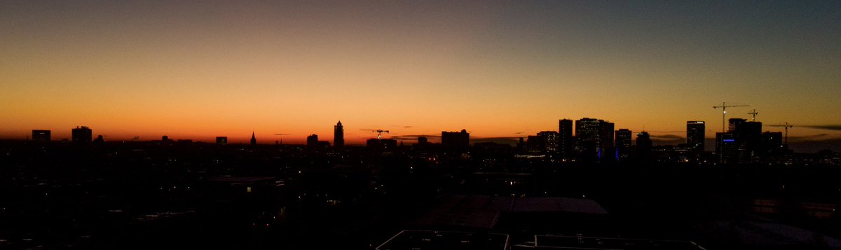 Utrecht Skyline (woensdag 10 januari - 08:05) #weer #zonsopkomst