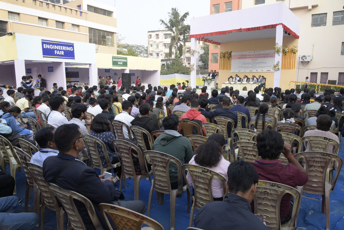 BITMKolkata's tweet image. Day 1: Eastern India #ScienceFair and Science &amp;amp; #EngineeringFair 2024 -at @BITMKolkata, a Unit of @ncsmgoi, @MinOfCultureGoI - on January 09, 2024.
#AzadikaAmritMahotsav