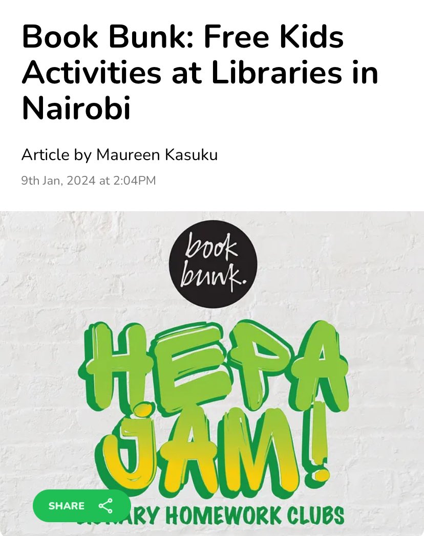 Since 2017, Book Bunk, a non-profit organisation that was establishes by author Wanjiru Koinange & publisher Angela Wachuka, has devoted its time and resources to the rehabilitation of Nairobi's libraries. Among many other things, they work to promote reading among the…