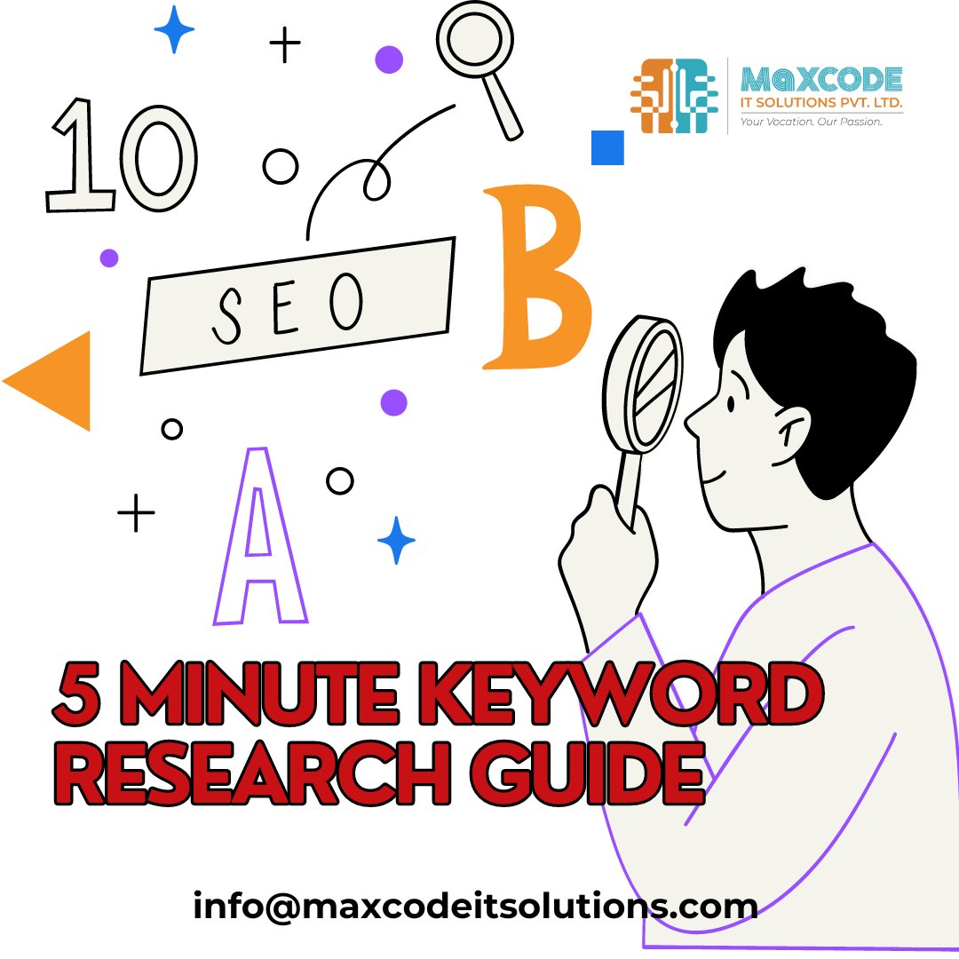 MaxcodeIT's tweet photo. 5 minute keyword research guide!

Learn how to perform your own keyword research with this five-minute guide.

Check out the full post: https://t.co/zP9auO4Ewp

#KeywordQuest #research #BusinessGrowth #serp https://t.co/tQOi5YCdRw