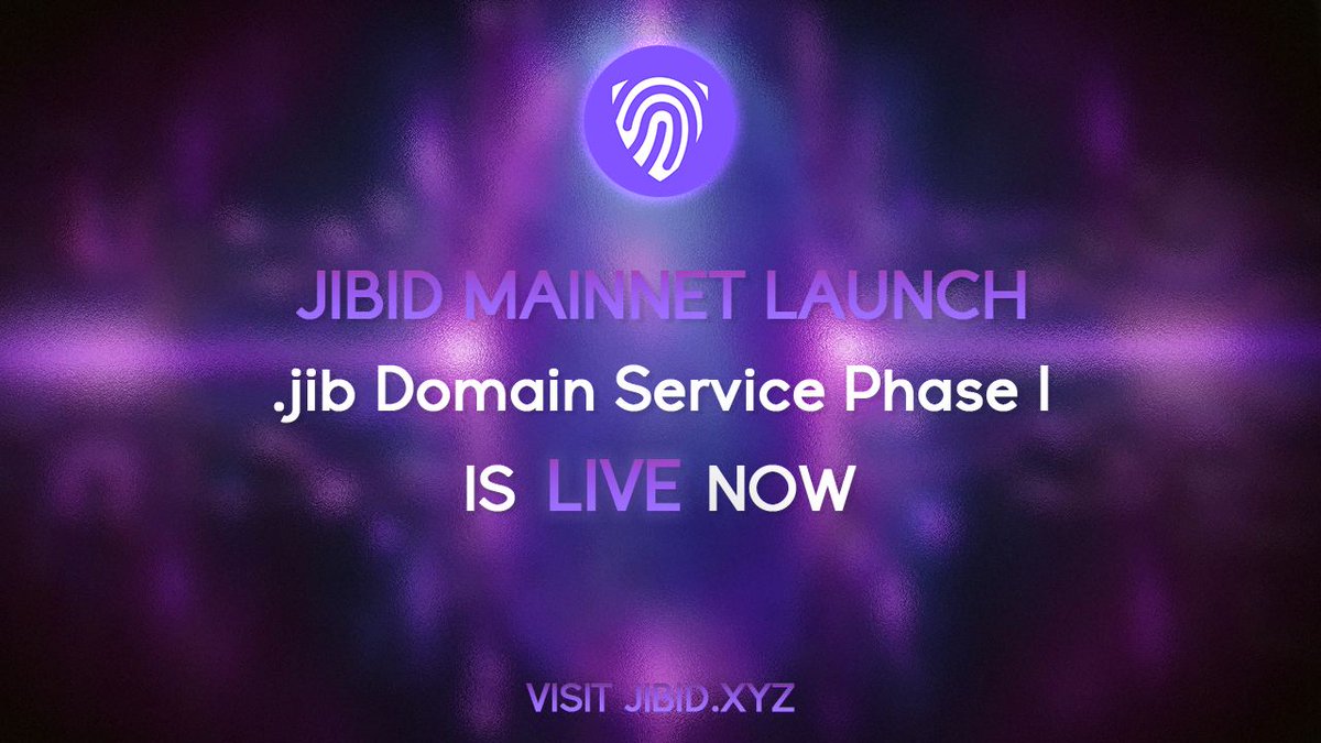 JIB ID is now official 🚀

Everything can be purchased Jib Id ( xyz.jib )
Get it today at: jibid.xyz

For Jib ID members, you will have the right to participate in various activities of the Jib chain and various Jib id partners 🥰

Don't miss it!

#jibid #jibchain