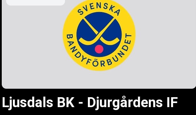 Långt ifrån omöjlig match. Cupvinnare ju! Åk upp och visa dom. Lycka till <a href="/Corr3Official/">Corre</a> <a href="/DIFbandy/">Djurgårdens IF Bandy</a>