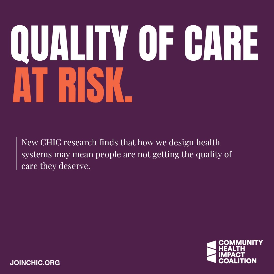 Community Health Impact Coalition (@join_chic) on Twitter photo New research from the <a href="/join_chic/">Community Health Impact Coalition</a> in <a href="/LancetGH/">The Lancet Global Health</a> finds that flaws in health systems design are resulting in many people not receiving quality care. Get the research and join our movement towards #healthforall: thelancet.com/journals/langl… New research from the <a href="/join_chic/">Community Health Impact Coalition</a> in <a href="/LancetGH/">The Lancet Global Health</a> finds that flaws in health systems design are resulting in many people not receiving quality care. Get the research and join our movement towards #healthforall: thelancet.com/journals/langl…