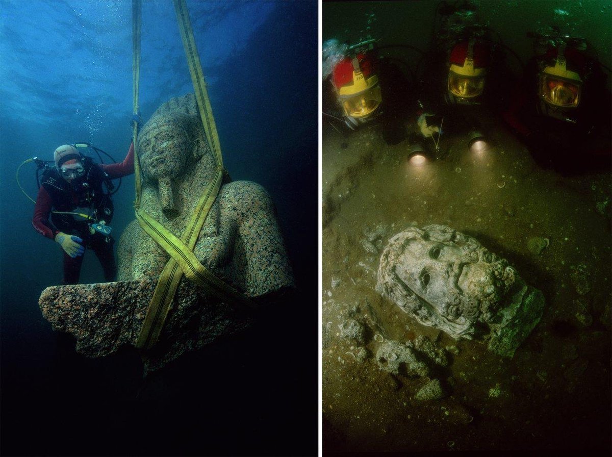 The lost Egyptian city of Thonis-Heracleion resurfaces after 1,000 years, unveiling ancient secrets. 
👉 More: blogs.minecraft4.com/13345

#AncientEgypt #ThonisHeracleion #SunkenCity