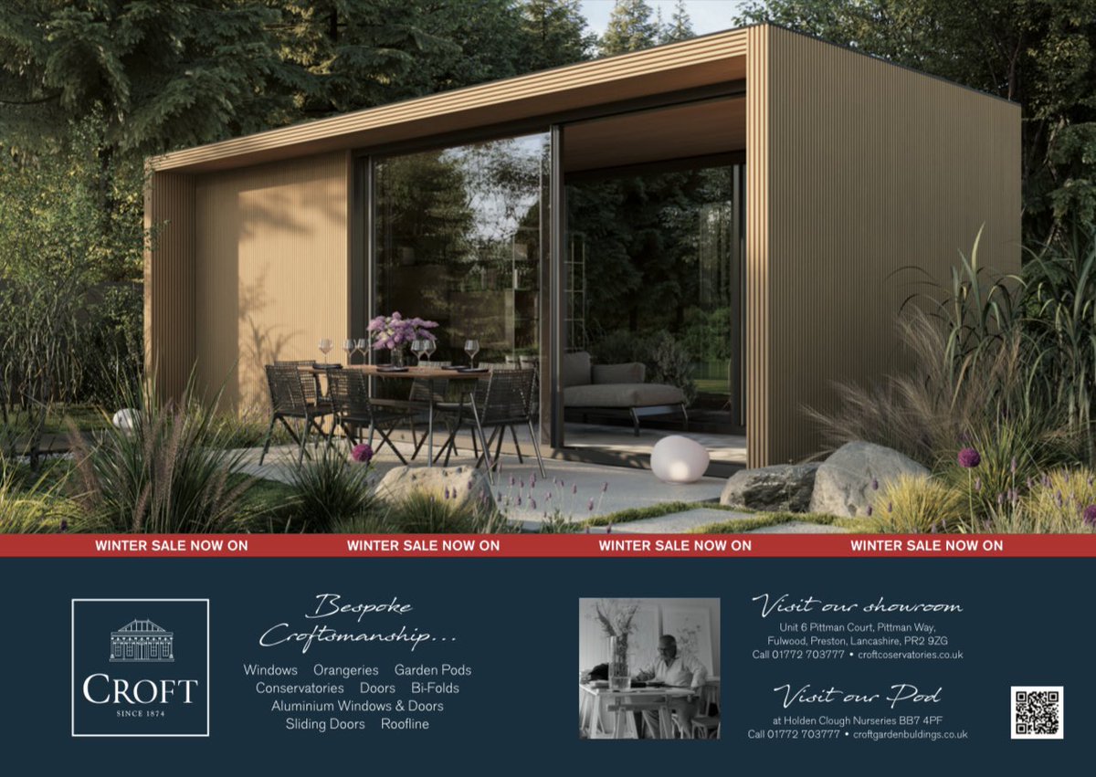 🚨 WINTER SALE NOW ON 🚨 

Visit our Preston showroom or call us on 01772 703777 to find the perfect deal.

#gardenbuilding #croftpods #extension #Aluminiumwindows #homerenovation #upvcwindowsanddoors #aluminiumwindowsanddoors #heating #energyefficienthomes #HomeImprovement