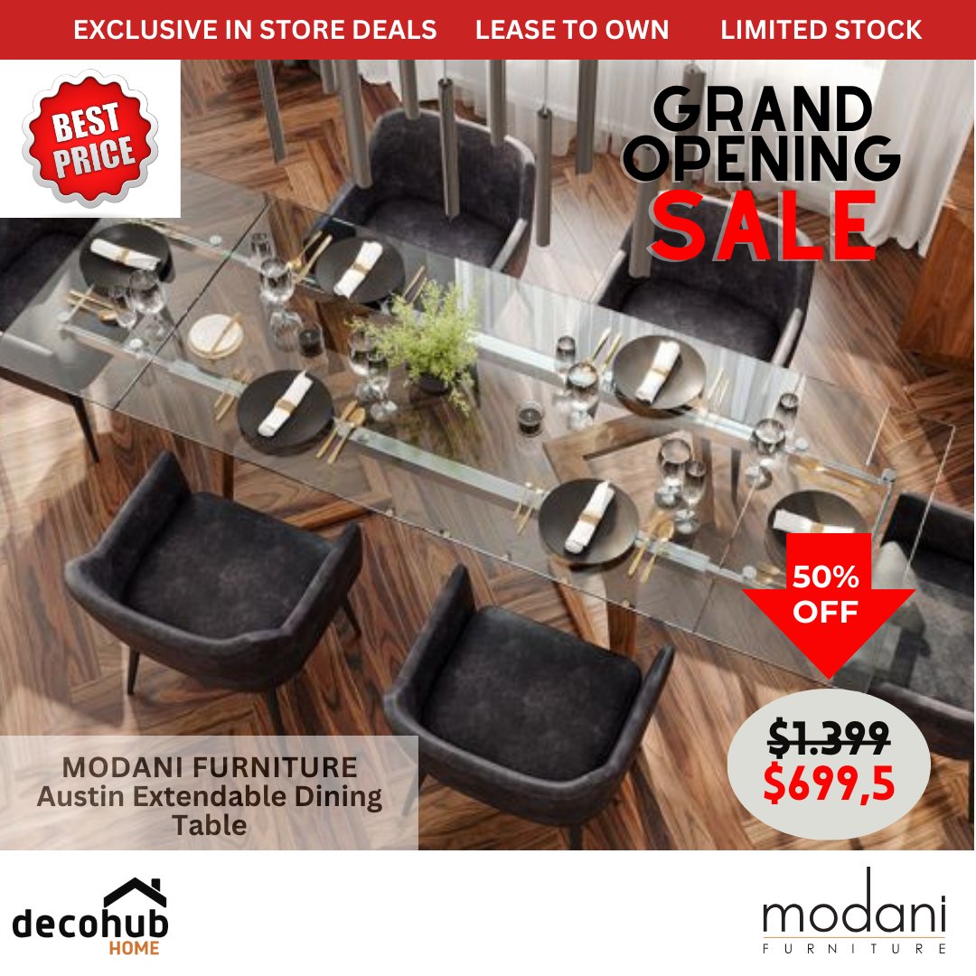 DecohubHome's tweet photo. 🎉 Exciting News, Dallas! Our Modani Outlet is NOW OPEN!🎉
; Opens a new tab
🛋✨ Enjoy UP TO 80% OFF on living, dining, bedroom, office, and outdoor furniture.✅ Local Free Delivery ✅ Flexible Payment Options ✅ Best Quality, Affordable Prices #modanioutlet #grandopeningsales https://t.co/yziIKcCx0F