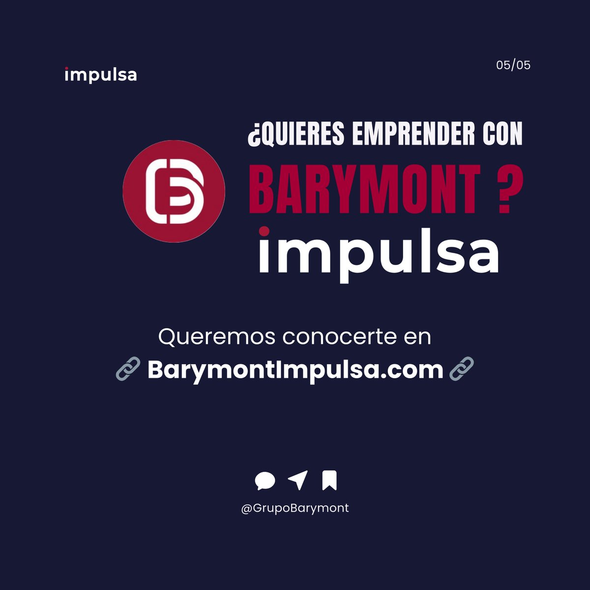 barymont's tweet photo. En Grupo Bárymont buscamos talento. ⁣
⁣
Este 2024 queremos que tú también seas parte de nosotros y ayudarte 𝗮 𝗰𝗼𝗻𝘀𝗲𝗴𝘂𝗶𝗿 𝘁𝘂 𝗹𝗶𝗯𝗲𝗿𝘁𝗮𝗱 𝗽𝗲𝗿𝘀𝗼𝗻𝗮𝗹 𝘆 𝗽𝗿𝗼𝗳𝗲𝘀𝗶𝗼𝗻𝗮𝗹.⁣ ⁣
⁣
Queremos conocer tu lado EMPRENDEDOR para conseguir... 🧵 https://t.co/jFLw7xKLy4