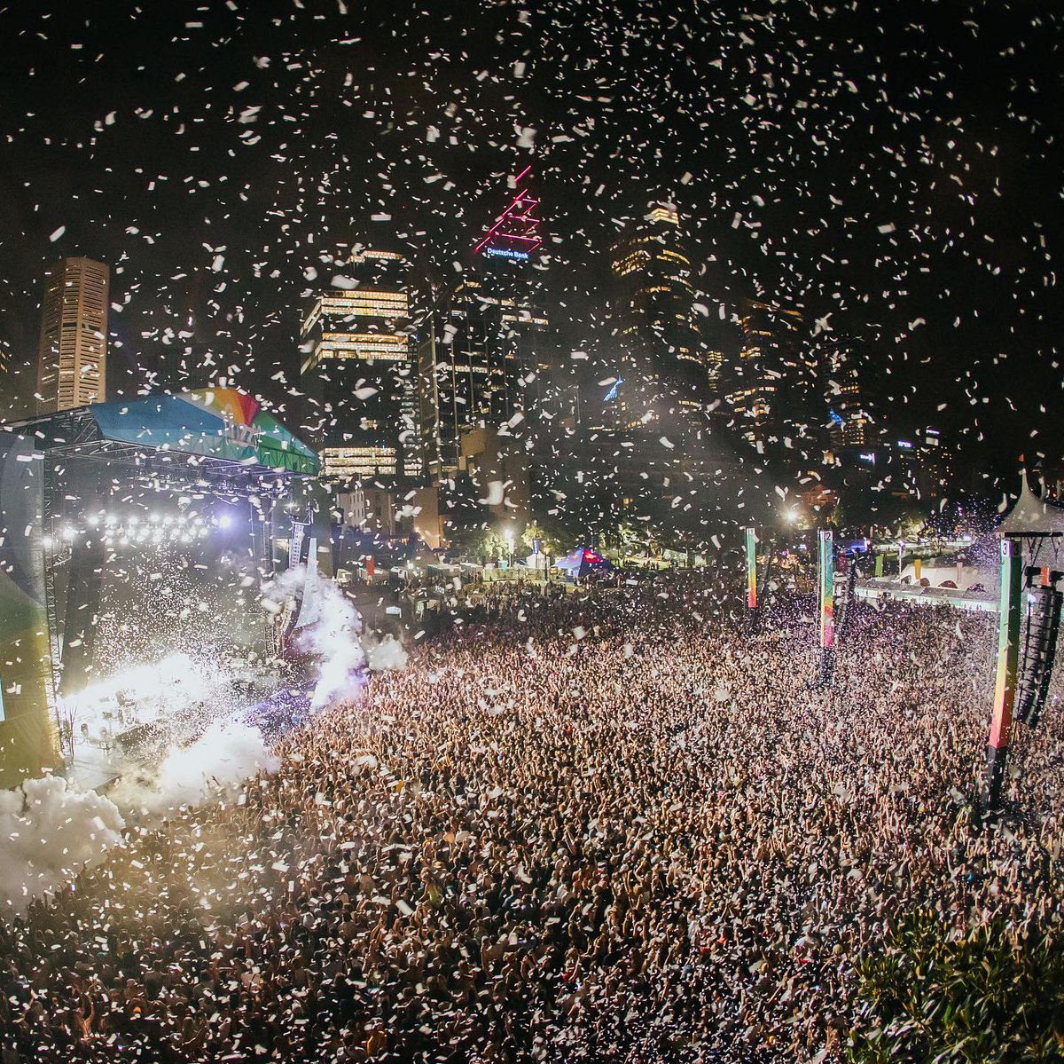 L_ACOUSTICS's tweet photo. #NWGroup brought the power and presence of K1 to #FieldDay in Sydney. The New Year’s Day event at The Domain in the heart of the city featured headliners like @RufusDuSol, @centralcee and included DJ sets from acts such as @subfocus #lacoustics https://t.co/34g9hfREXl