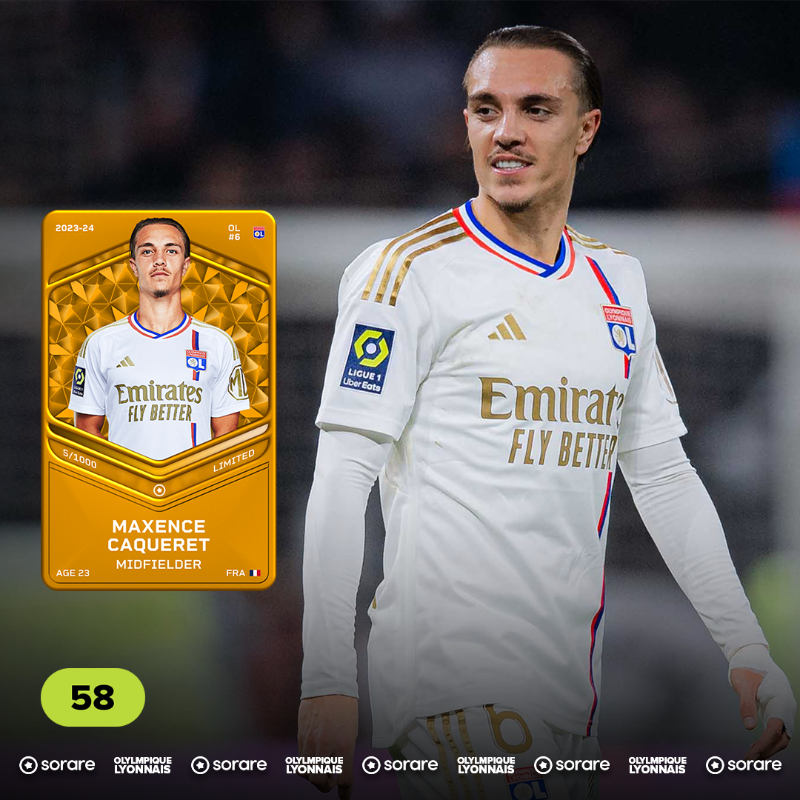 OL's tweet photo. Voici le TOP 3 Sorare de la mi-saison 🔴🔵

👀 On vous fait gagner la carte 𝑳𝒊𝒎𝒊𝒕𝒆𝒅 du joueur de votre choix

Pour participer :
☑️ Follow @Sorare et @ol
☑️ Repost la publication
☑️ Commente le nom du joueur souhaité

👉 TAS le 12 janvier !