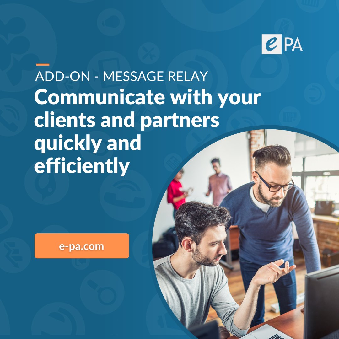 ePA_virtualserv's tweet photo. Your e-PA ensures that the message is relayed and received accurately and will notify you when the task is completed.

https://t.co/uLnJ4M3Vx1

#messagerelay #customerservice #outsourcing #savetime #savemoney #business #b2b https://t.co/rTIpAGZHkr