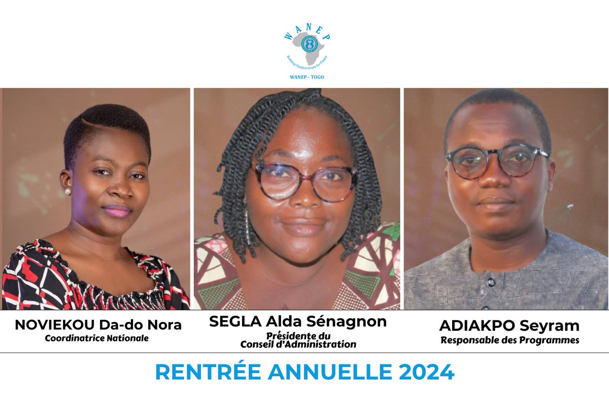 𝐖𝐀𝐍𝐄𝐏-𝐓𝐎𝐆𝐎 𝐝𝐞́𝐯𝐨𝐢𝐥𝐞 𝐬𝐞𝐬 𝐚𝐦𝐛𝐢𝐭𝐢𝐨𝐧𝐬 𝐞𝐭 𝐩𝐥𝐚𝐧𝐬 𝐩𝐨𝐮𝐫 𝐮𝐧𝐞 𝐚𝐧𝐧𝐞́𝐞 𝟐𝟎𝟐𝟒 𝐬𝐭𝐚𝐛𝐥𝐞 𝐞𝐭 𝐩𝐚𝐜𝐢𝐟𝐢𝐪𝐮𝐞.

Le 08 Janvier 2024, WANEP-TOGO a marqué...
#PaixStable #RéseautagePourLaPaix

Lire plus 👇👇👇
bit.ly/4aNGcIS