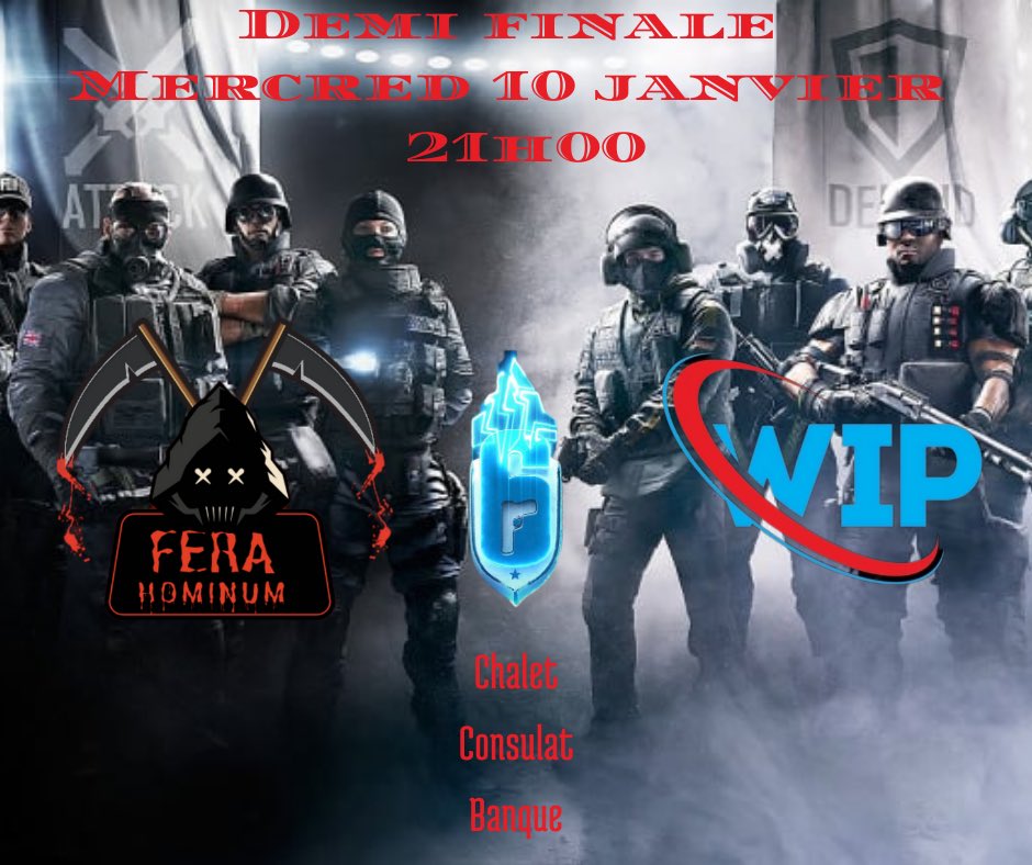 EliteControler's tweet photo. ❤️🖤MATCHDAY | Demi-finale 

 Nos joueurs jouent ce soir.    

🕗 21:00
🆚  @WIP_ESPORT 
🏆@YuqCup 

Bonne chance la team!!💪 https://t.co/jZ1BwIG03S
