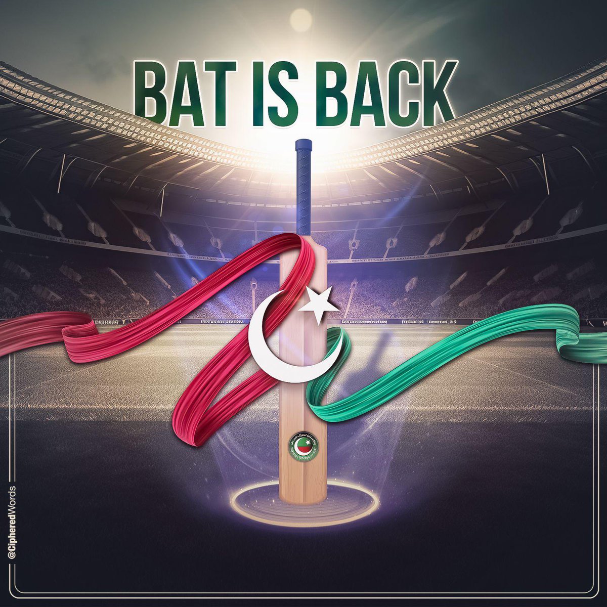 BAT 🏏 is back and ready to score huge sixes on 8th February! 🗳️ #ساڈا_بلا_بھاری_ہے