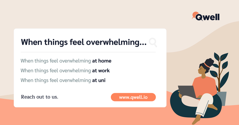 Holly_Kooth's tweet photo. Have you been feeling stressed or overwhelmed? 

https://t.co/IgUknJCvyR provides instant access to free and anonymous mental health and wellbeing support for adults in #Knowsley #StHelens &amp; #Wirral. 

At Qwell, no problem is too big or too small. https://t.co/xndy7zdDwP