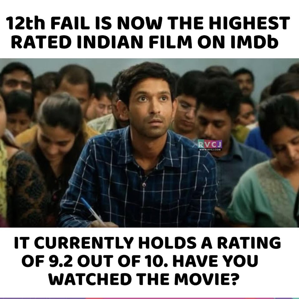 Have you watched 12th fail.