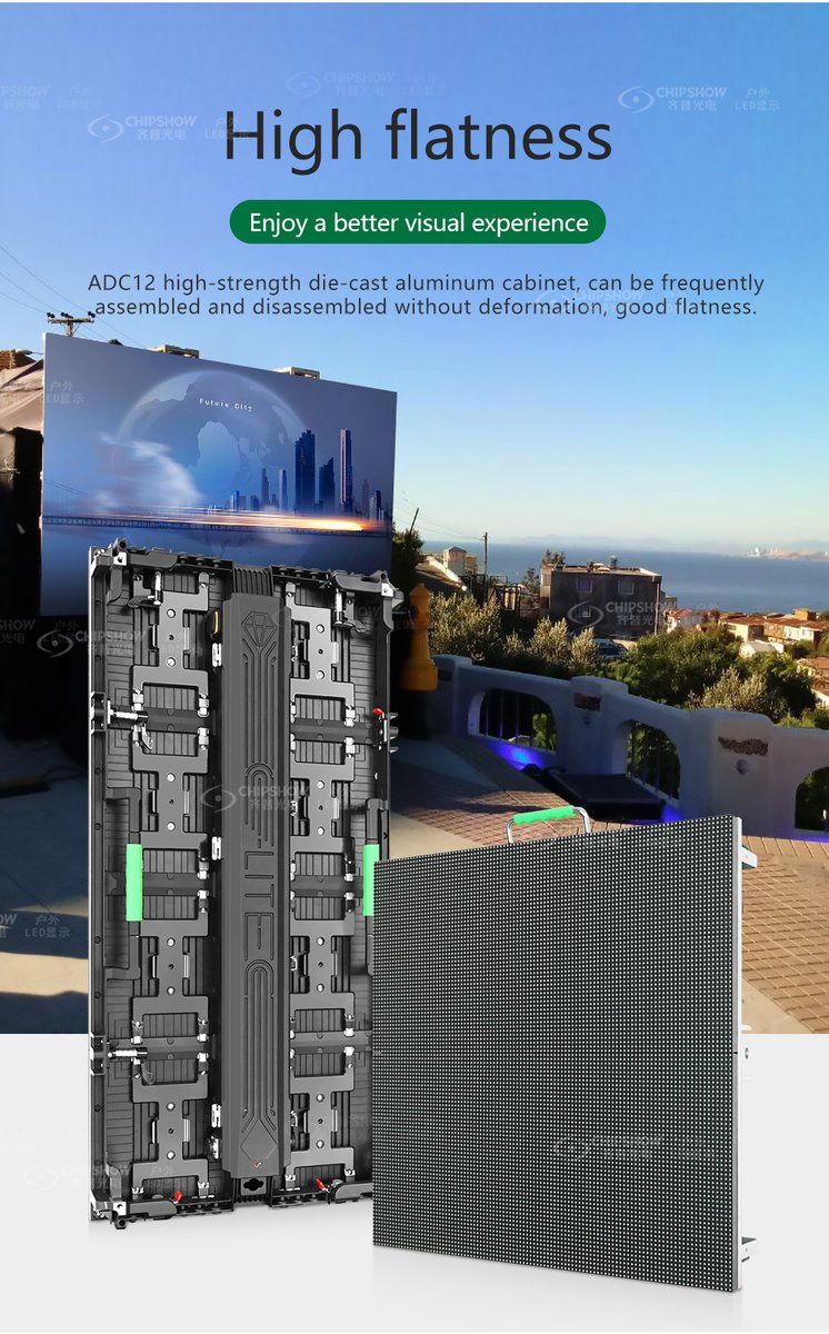 chipshowledsign's tweet image. Chipshow C-Lite-Plus
If you are looking for a LED display solutions that have features of #minimalist_design with #one_key_dissamble system, #ultra_light #ultra_thin #aluminum_frame cabinet, simple installation process, suitable for various types of events such as #shopping_mall