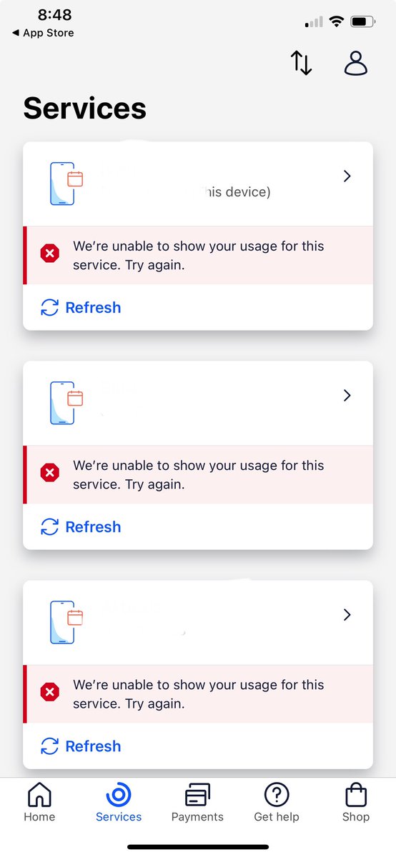 Hey <a href="/Telstra/">Telstra</a> 

Your app isnt working. 
I’ve deleted and reinstalled 
Any idea when it may be back up?
