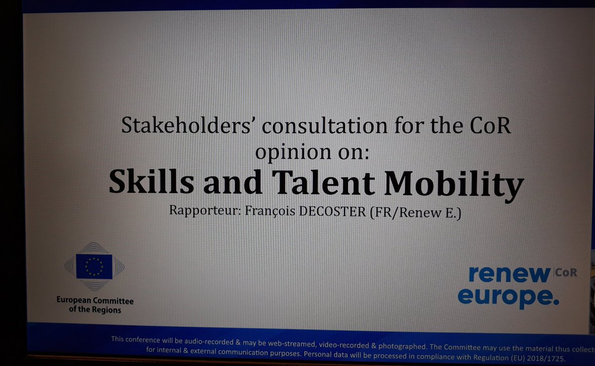 ZegrariA's tweet image. Skills &amp;amp; talent mobility
#EESC Brussels
#SEDEC