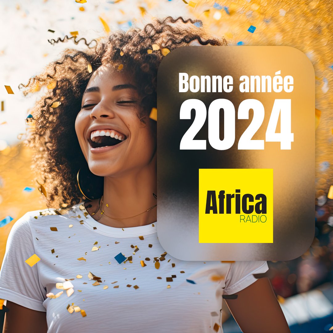 🟡Au nom de toute l'équipe d'Africa Radio, nous vous souhaitons une année 2024 exceptionnelle, pleine de prospérité, de santé et d'amour.
<a href="/africaradioOFF/">Africa Radio</a> #radio #Voeux2024