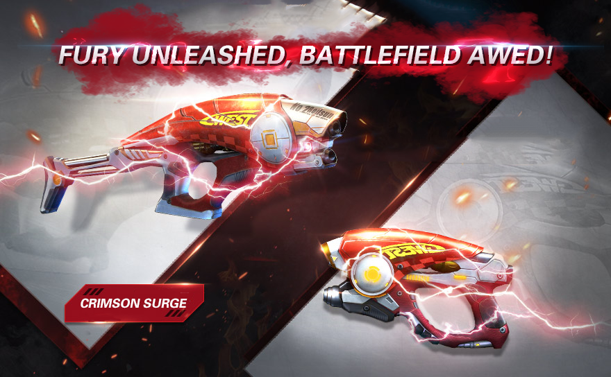 🔥 Unleashing the might of the battlefield - the Crimson Surge is here! This electrifying weapon crackles with the power to vanquish any obstacle. With every trigger pull, unleash chaos in a symphony of destruction. Are you ready to command the power?